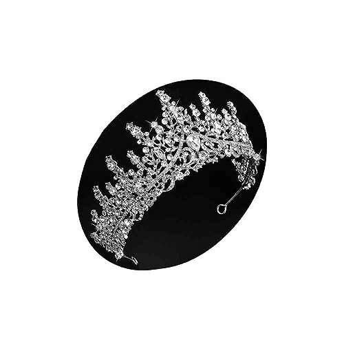 COCIDE Silver Tiara and Crown for Women Crystal Queen Crowns Rhinestone Princess Tiaras for Girl Bride Wedding Hair Accessories for Bridal Birthday Party Prom Halloween Cos-play Costume Christmas