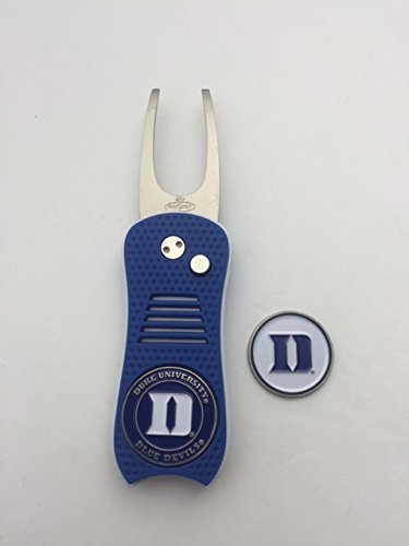 Duke Blue Devils Switchblade Divot Tool, Bonus Marker, New