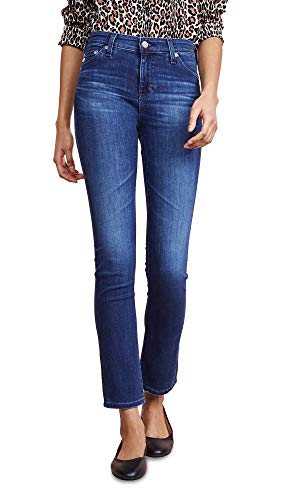 AG Adriano Goldschmied Women's Mari High Rise Slim Straight Jean, 5 Years Blue Essence, 29