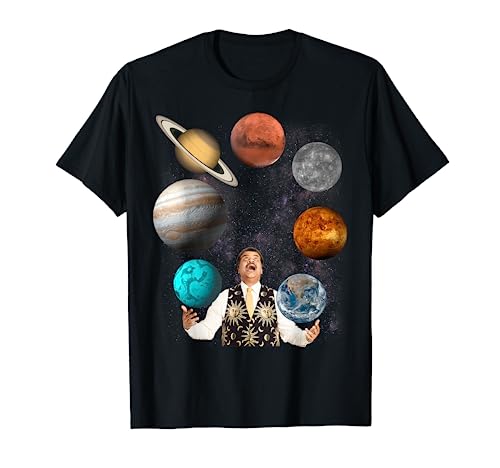 Neil deGrasse Tyson The Juggler Of The Planets T-Shirt