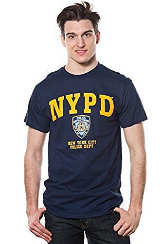 NYPD Unisex Adult Printed Tee, X-Large, Yellow