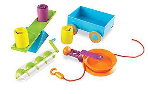 Learning Resources STEM Simple Machines Activity Set, Hands-on Science Activities, 19 Pieces, Ages 5+