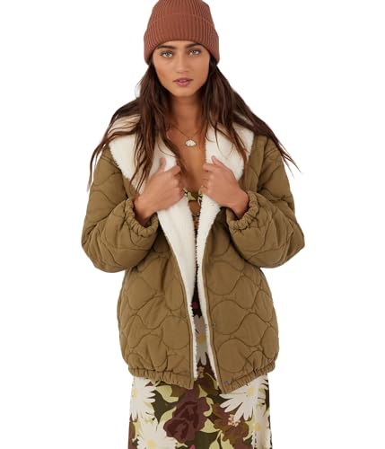O'NEILL Womens Wells Jacket, Olive, Xl