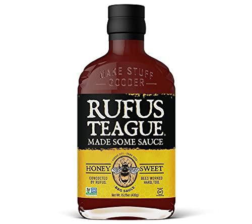Rufus Teague Honey Sweet BBQ Sauce, 16 oz(454g)