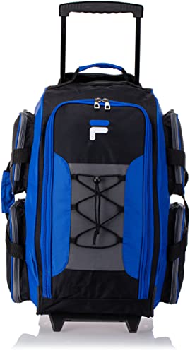 Fila 22' Lightweight Carry On Rolling Duffel Bag, Blue, One Size
