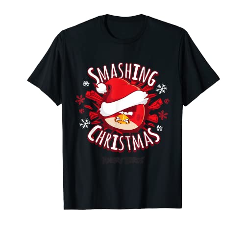 Angry Birds Smashing Christmas T-Shirt
