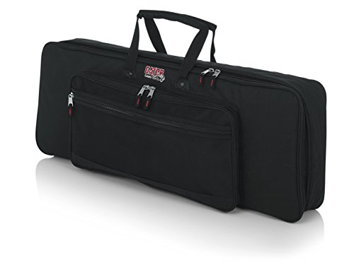 Gator Cases Padded Keyboard Gig Bag, Fits 49 Note Keyboards (GKB-49), Black