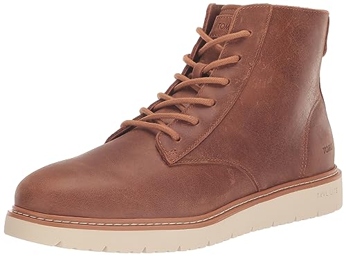 TOMS Men's Navi TRVL LITE Ranger Fashion Boot, Tan Leather, 13
