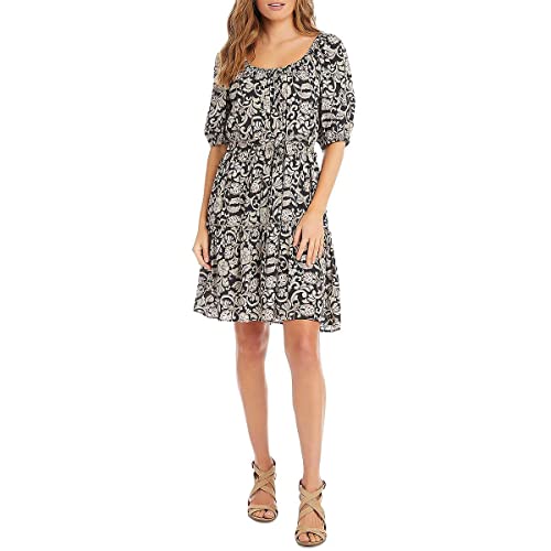Karen Kane Women's Tiered Short Dress, Multi