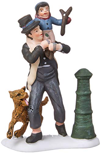 Department 56 Dickens A Christmas Carol Bob Cratchit And Tiny Tim Accessory Figurine, 2.75 Inch, Multicolor