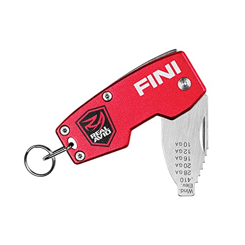 Real Avid FINI Shotgun Tool Choke Wrench with Shotgun Scope Adjuster and Shotgun Keychain, Hunting Gear and Shotgun Accessories for Trap Shooting and Skeet Shooting