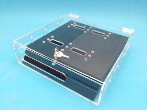 New Acrylic Security Console Case Compatible with and for PlayStation PS4