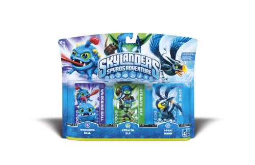 Skylanders Spyro's Adventure Triple Character Pack (Wrecking Ball, Stealth Elf, Sonic Boom)