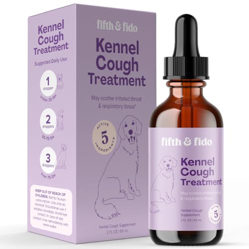Kennel Cough Treatment for Dogs - Dog Cough Suppressant - Dog Cough Relief - Cough Drops for Dogs Supports Healthy Lungs - Cough Suppressant for Dogs with Echinacea - Kennel Cough Treatment at Home