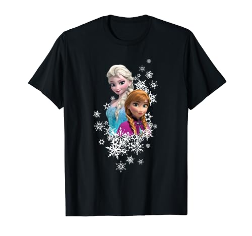 Disney Frozen Anna and Elsa Snowflakes T-Shirt