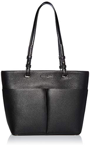 Michael Michael Kors Bedford Medium Top Zip Pocket Tote Black/Black One Size