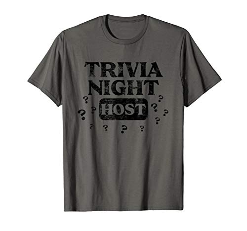 Trivia Night Host Quiz Game Entertainer Moderator Emcee T-Shirt