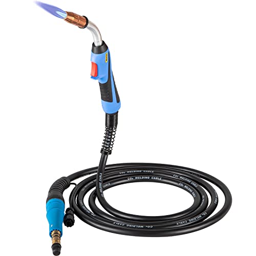 Happybuy 250Amp 15Ft Mig Welding Gun fit for Miller Welding Gun Torch Welder Gun M-25 Welding Torch Stinger Replacement fit for Miller M-25 Part Number 169598 fit 0.030'-0.035' Wire