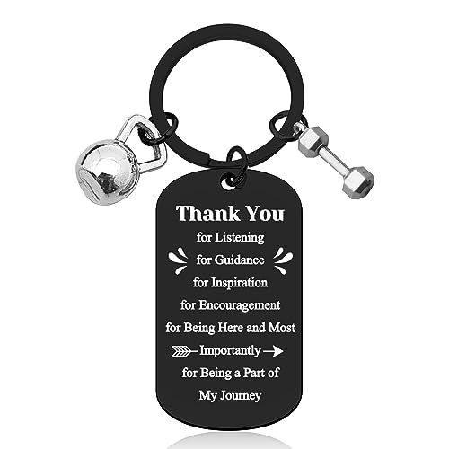 Fitness Lover Gift Fitness Instructor Appreciation Keychain Gift Gym Workout Gifts Thank You Gift for Fitness Coach Appreciation Trainer Gift Female Body Builder Jewelry Retirement Birthday Gift