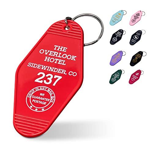 Chillkat Vintage Hotel Motel Keychain (Red Overlook Hotel)