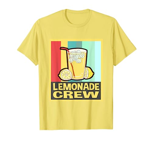 Lemonade Crew Squad For Stand Boss Lemon Juice Summer Kids T-Shirt