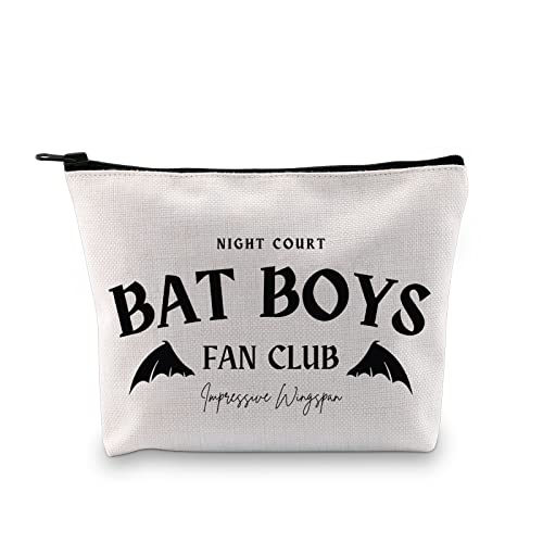 XYANFA Bat Boys Fan Club Makeup Bag The Night Court Book Lover Gift Zipper Pouch (BAT BOYS FAN CLUB)