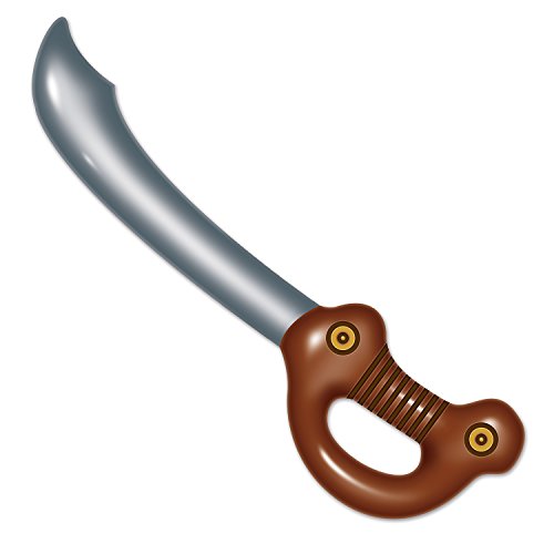 Beistle 24' Inflatable Sword, Halloween Costume Accessory Pirate Theme Birthday Party Favor, Carnival Prize