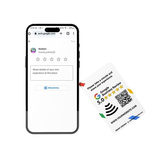 Quick Feedback NFC Tag - Elevate Your Business Reviews in a Flash