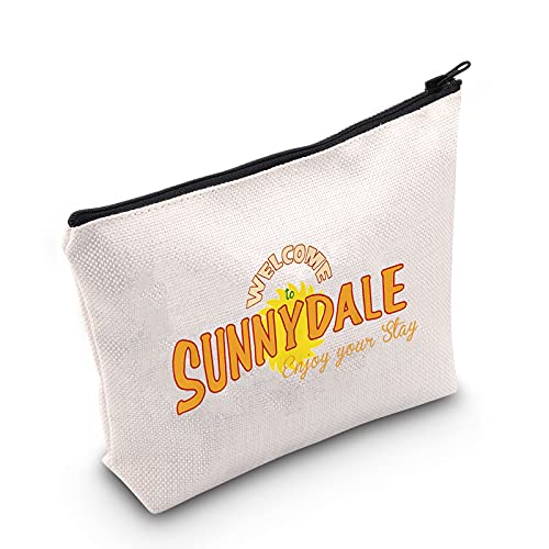 POFULL Buffy Welcome To Sunnydale Horror TV Show the Vampire Slayer Cosmetic Bag 90's Television Gifts for Buffy Fans (Welcome To Sunnydale bag)