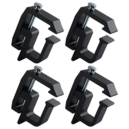 SINGARO Clamps Truck Caps,Camper Shell Clamps for Chevy Silverado Sierra 1500/2500/3500, Dodge Ram 1500/2550/3500, Ford 150/250, Titan, Tundra Body Top Cover Fixing Device Accessories (4Pack Black)