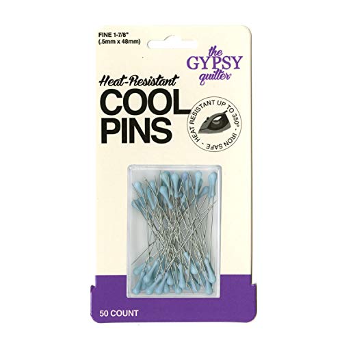 Gypsy Quilter Cool Pins Bohemian Blue 50pc Notions
