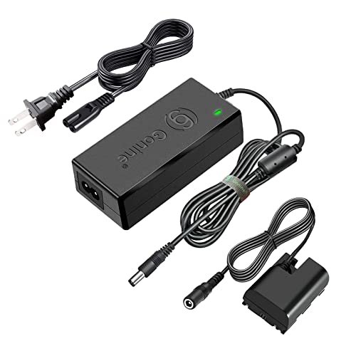 Gonine LP-E6 Dummy Battery ACK-E6 Continuous Power Adapter for Canon EOS R Ra R3 R5 R5C R6 R6II R7, 90D 80D 70D 60D 7D 6D, 5D Mark II/III/IV, 5DS 5DSR Digital Cameras.