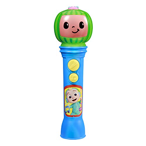 eKids CO-070, Musical Toddlers with Built Songs, Kids Microphone Designed for Fans of Cocomelon Toys and Gifts, Multicolored