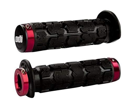ODI ATV Rogue Lockon 120mm Off-Road Motorcycle Hand Grips - Black/Red/One Size