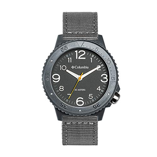 Columbia Timing Cross Trails Analog Watch with Grey Dial and Grey Nylon Strap