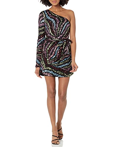 Show Me Your Mumu Women's Shimmy Mini Dress, Starburst Sequins, Medium
