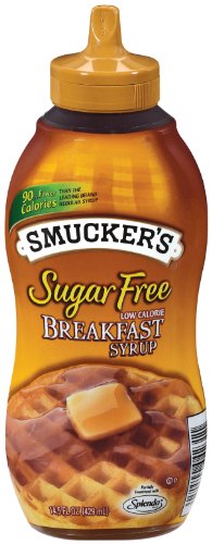 Smucker's Sugar Free Low Calorie Breakfast Syrup, 14.5 Ounce (Pack of 6)