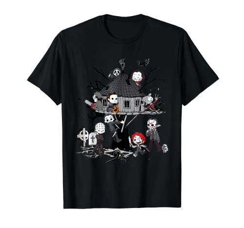 Horror Clubhouse In Park Halloween Costume Gift T-Shirt