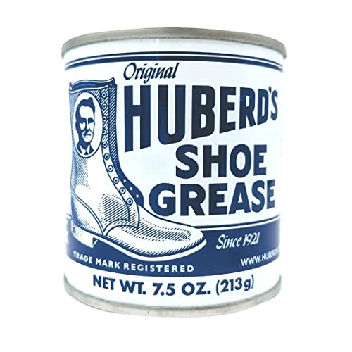 Huberd’s Shoe Grease (7.5oz) - Leather conditioner and waterproofer since 1921. Waterproofs, softens and conditions boots, shoes, bags, belts, jackets, car seats, gloves, furniture, saddles and tack.