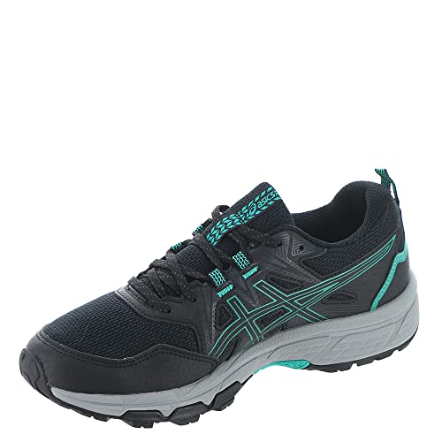ASICS Women's Gel-Venture 8 Running Shoes, 11.5, Black/Baltic Jewel