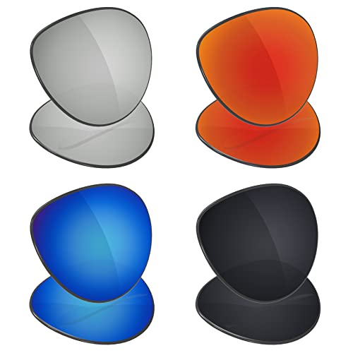 Galvanic 4 Pieces Replacement Lenses for Smith Audible Pack P03