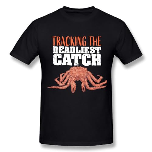 Deadliest Catch 2005 Classic Movies TV Show Poster Contton t Shirt for Mens Fashion tees (US, Alpha, 3X-Large, Regular, Regular, Black)