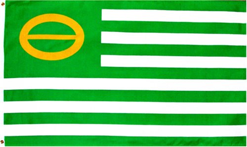 NEW 3X5 GREEN ECOLOGY FLAG PEACE 3 X 5 3ft x 5ft Banner
