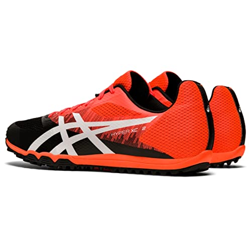 ASICS Unisex Hyper XC 2 Track & Field Shoes, 12.5, Flash Coral/White