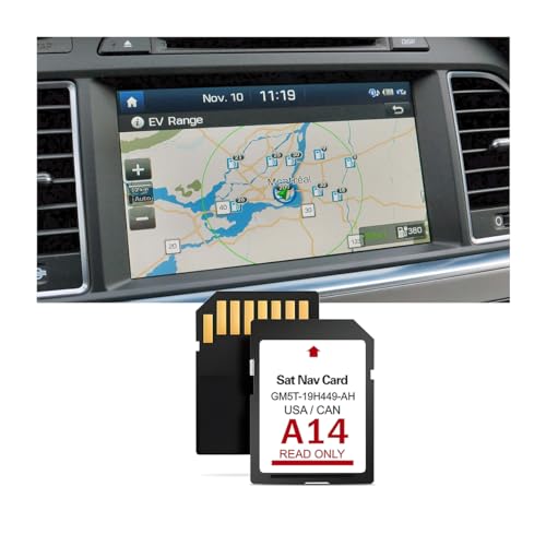 BELOMI 2023 Latest A14 Version Navigation SD Card, GPS GM5T-19H449-AH SD Card Support USA/Canada New Maps, Compatible with Car Navigator Sync System, Automotive Accessories