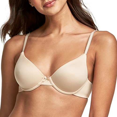 Maidenform Women's Comfort Devotion Demi BraMaidenform Women's Comfort Devotion Demi, Latte/Black,34B US