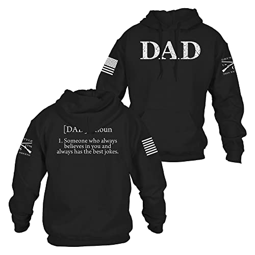 Grunt Style Dad Defined Hoodie (Black, Large)