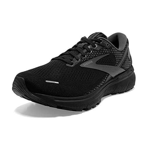 Brooks Men's Ghost 14 Neutral Running Shoe - Black/Black/Ebony - 10.5 Medium