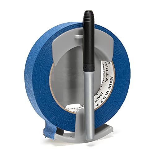 Kitchen Stickin’ Tape Dispenser, Wall-Mounted Tape and Label System, Easy One-Handed Operation, Affordable Labeling for Kitchens, Garages, Offices, Restaurants, Meal Prep, and Home Organization