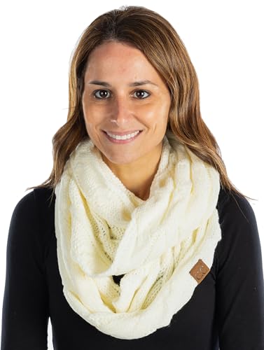 Infinity Scarf - Ivory (Solid)